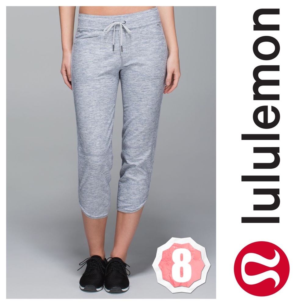 Lululemon Keep It Cool Crop 8 Heather Gray NWT